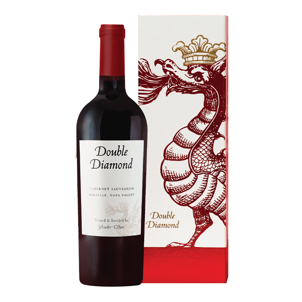 施拉德酒莊 雙紅龍鑽 卡本內蘇維翁紅酒龍年禮盒 2021 || Schrader Cellars Double Diamond Cabernet Sauvignon 2021 Year of the Dragon