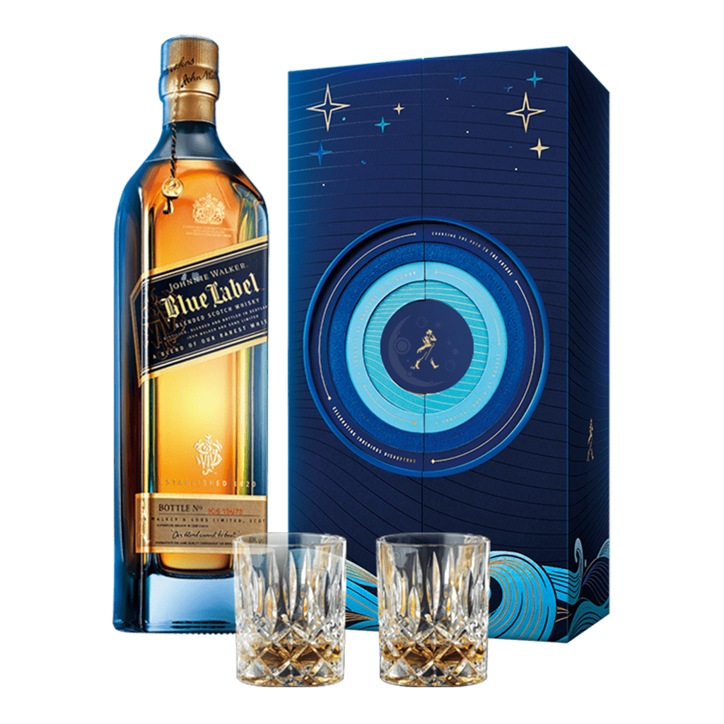 約翰走路 藍牌(1L) 2024春節杯組禮盒 || Johnnie Walker Blue Label 2024 CNY