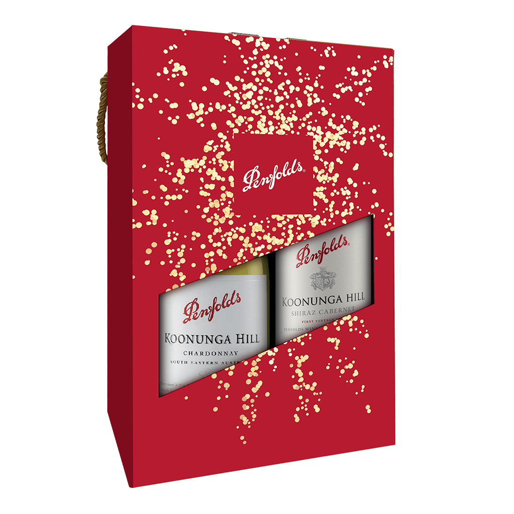 奔富 庫濃格 希哈卡本內+夏多內禮盒 || Penfolds Koonunga Hill Gift Set