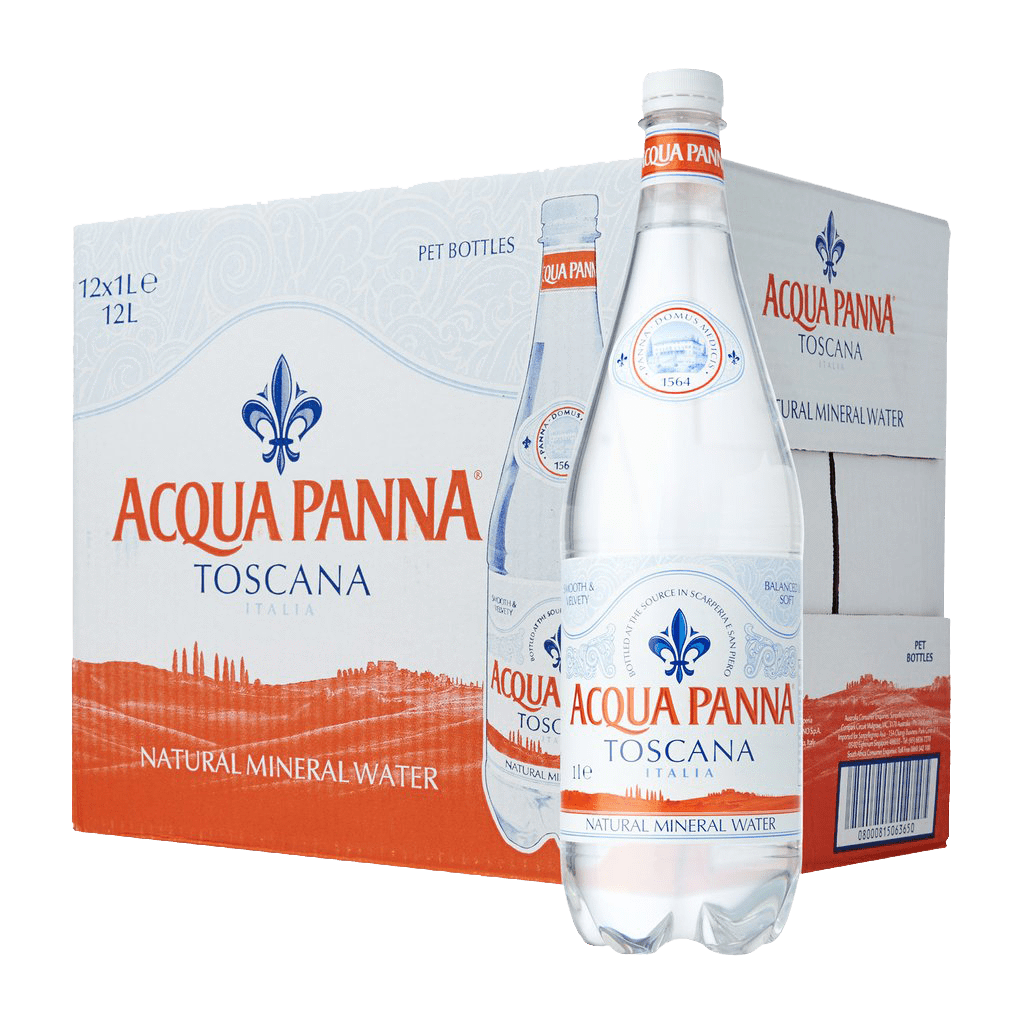 普娜 天然礦泉水 1l (12瓶) || acqua panna water