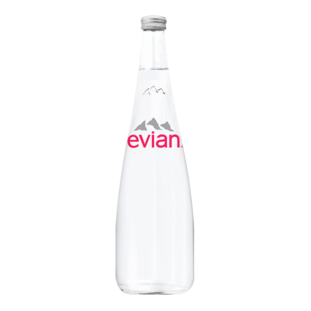 愛維養 天然礦泉水 750ml玻璃瓶 (12瓶) || Evian Mineral Water