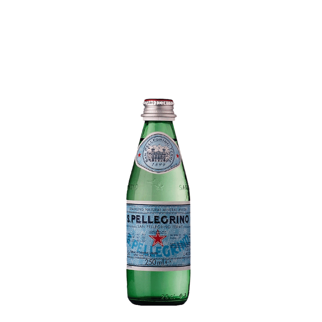 聖沛黎洛 天然氣泡礦泉水 250ml玻璃瓶 (24瓶) || San Pellegrino Sparkling Water