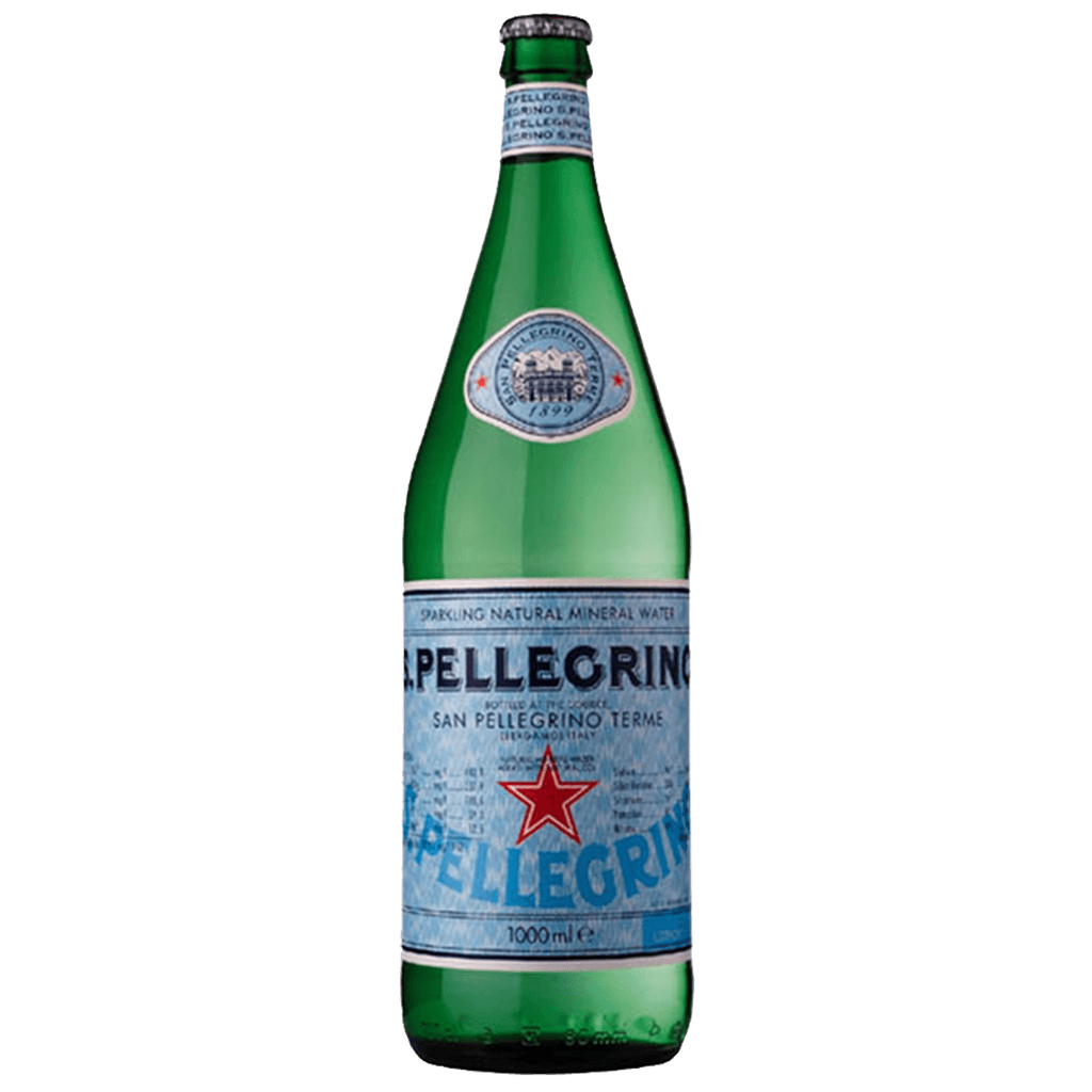 聖沛黎洛 天然氣泡礦泉水 1L玻璃瓶 (12瓶) || San Pellegrino Sparkling Water