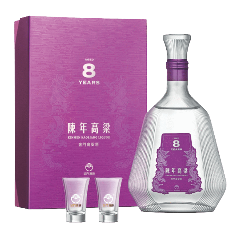 金門高粱 陳年高梁8年 (紫) || Kinmen Kaoliang Liquor 8Y