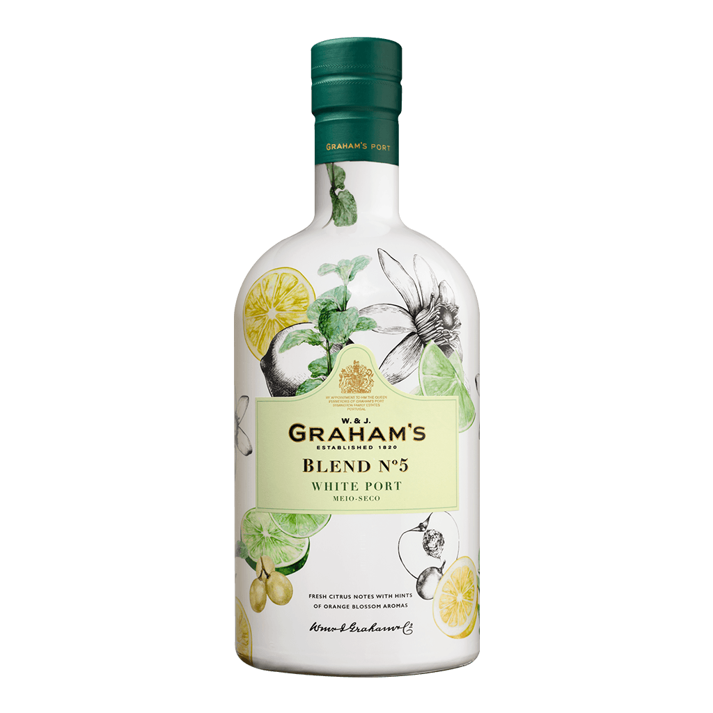 葛拉漢酒廠 No.5半甜型白波特酒 || Graham's Blend No.5 White Port, Meio-seco