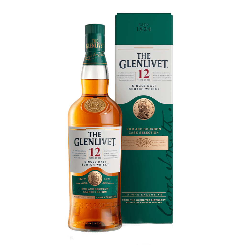 格蘭利威 12年首席三桶 || Glenlivet 12Y Rum & Bourbon Cask Selection Taiwan Exclusive