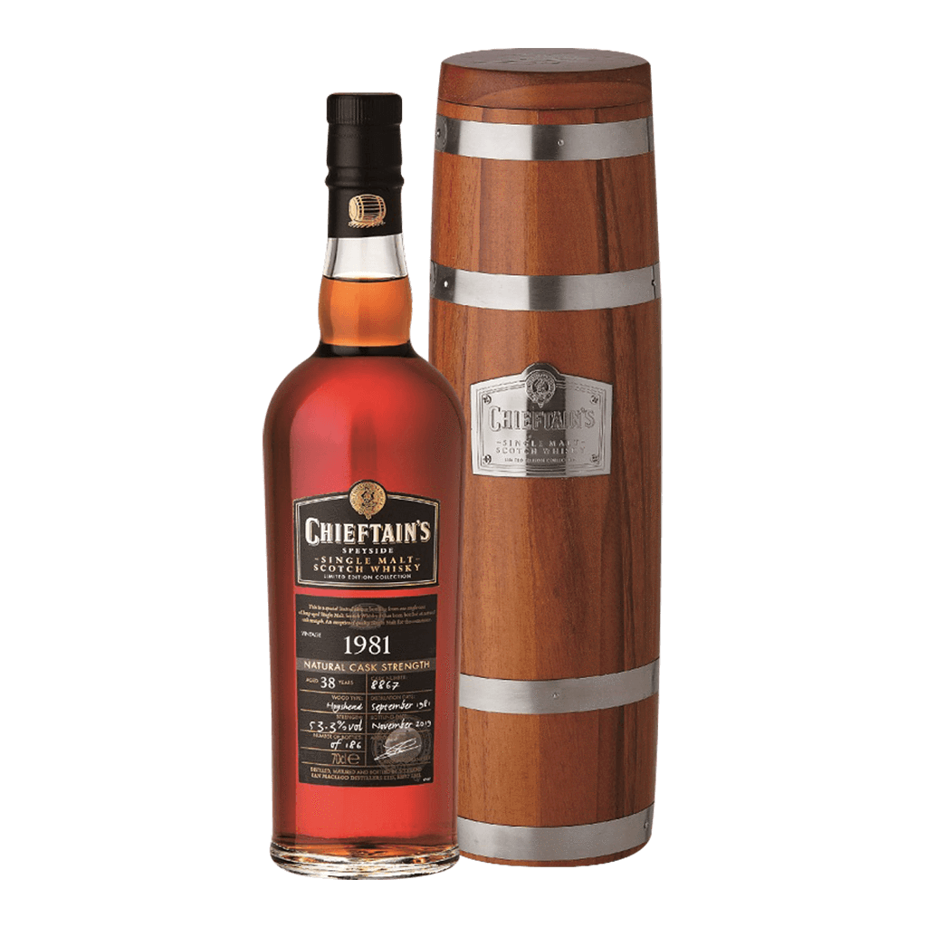 老酋長 1981 38Y福豬限量版珍藏原酒 || Chieftain's Black Label 1981 Natural Cask Strength