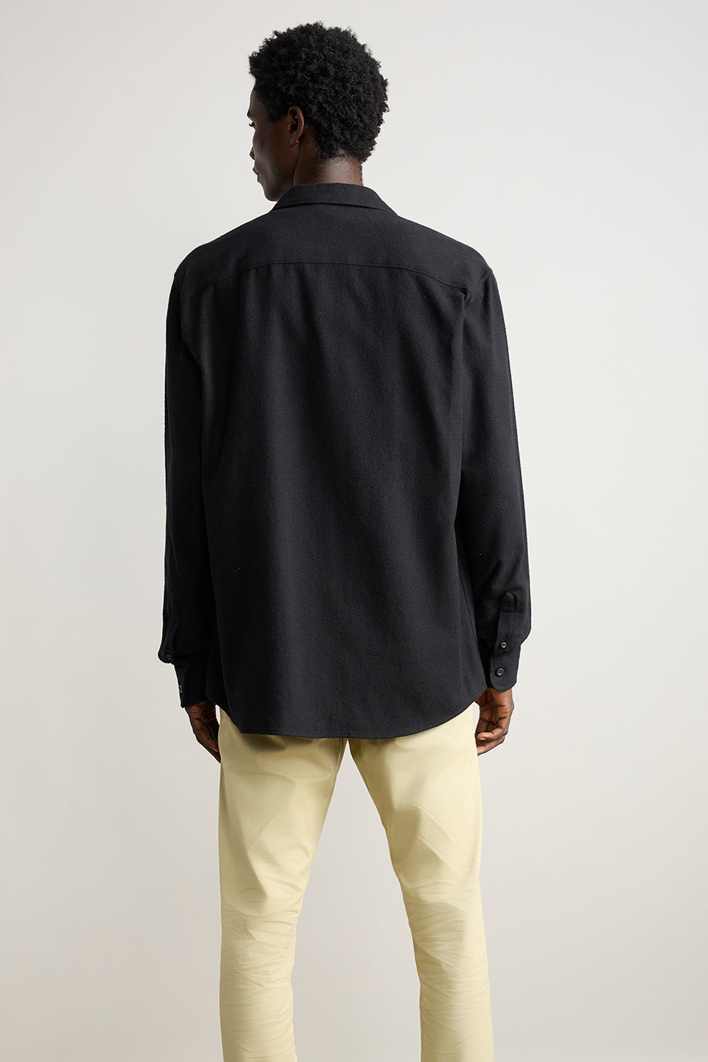 Full Sleeves Black Men's Shirt