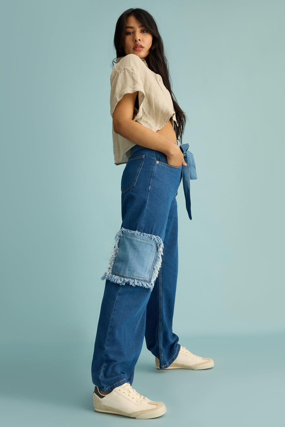 SIREN FRONT POCKET BOOTCUT JEANS