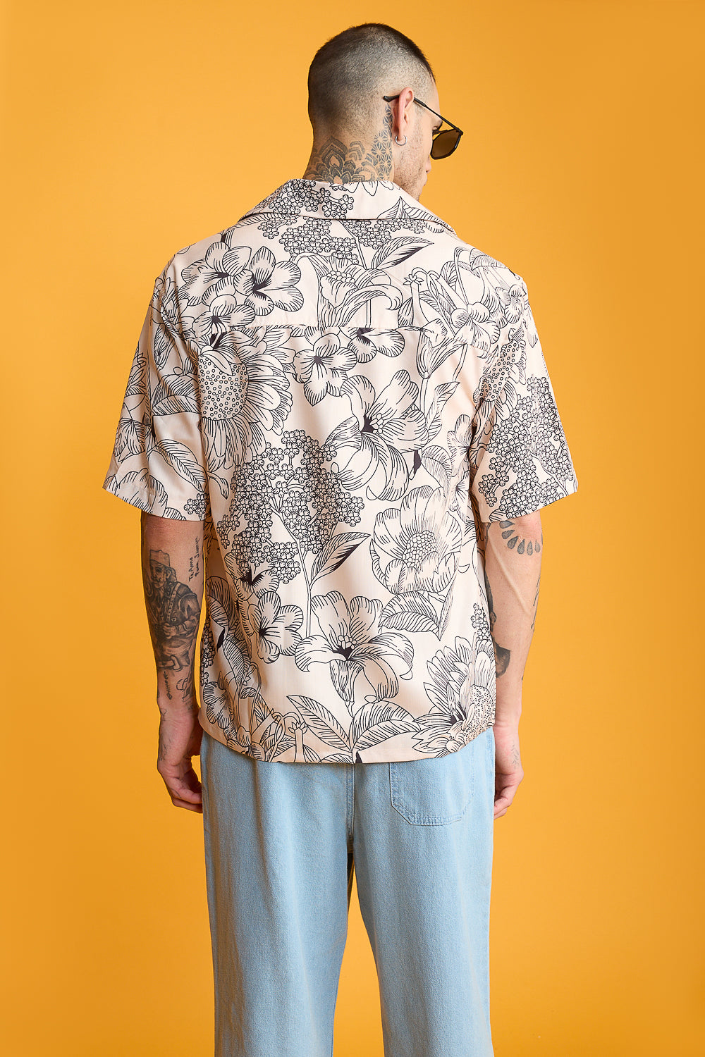 Colossal Cream Men's Resort Shirt