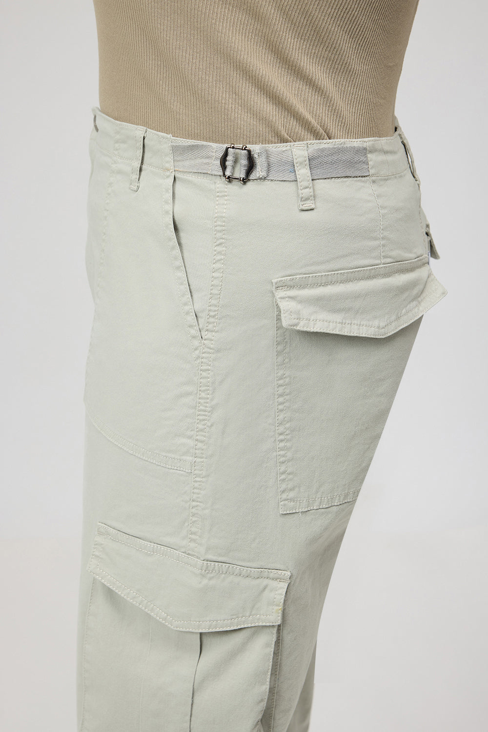 Curve Mint Green Cargo Pants