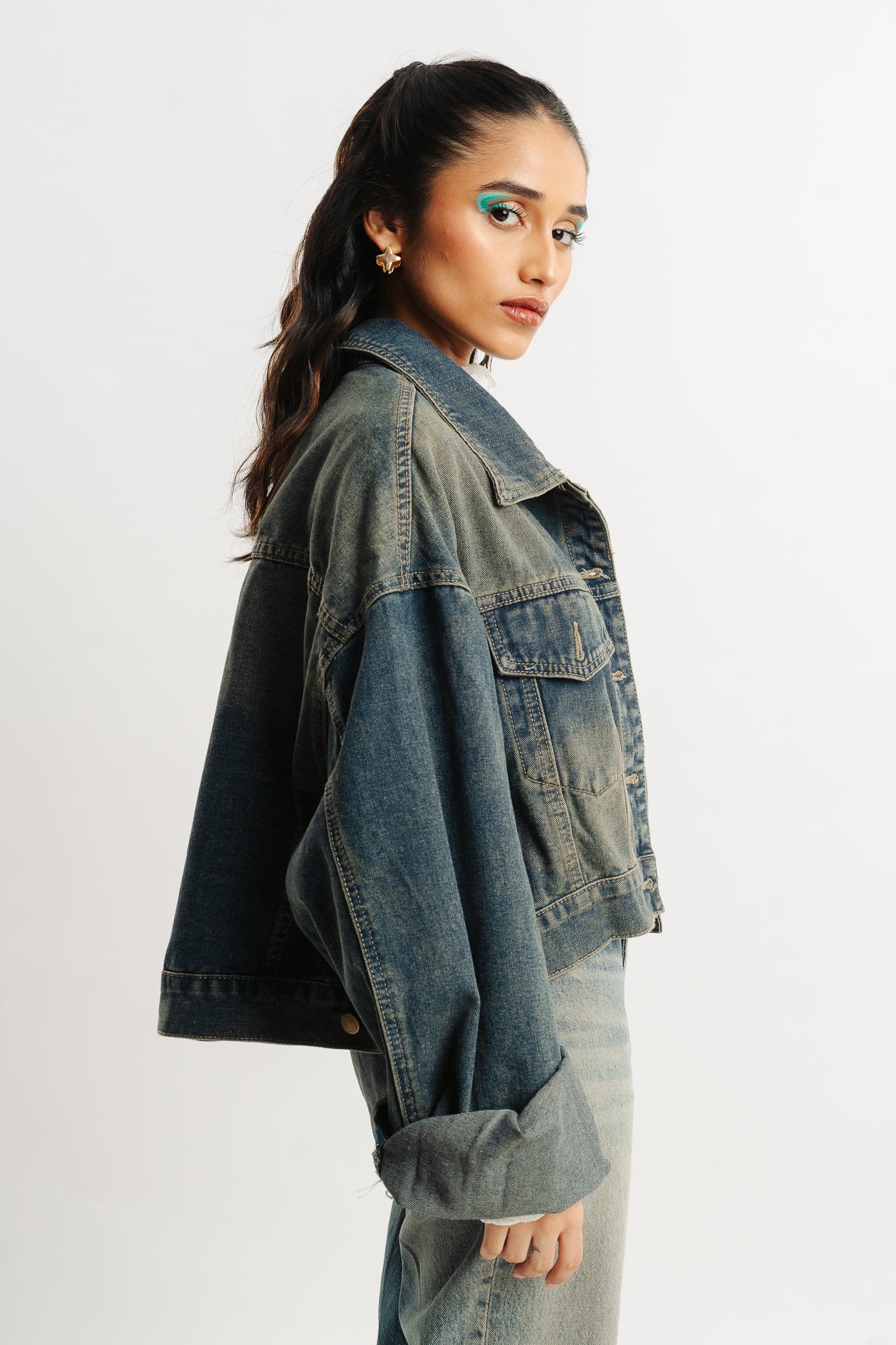 Blue Tinted Denim Jacket