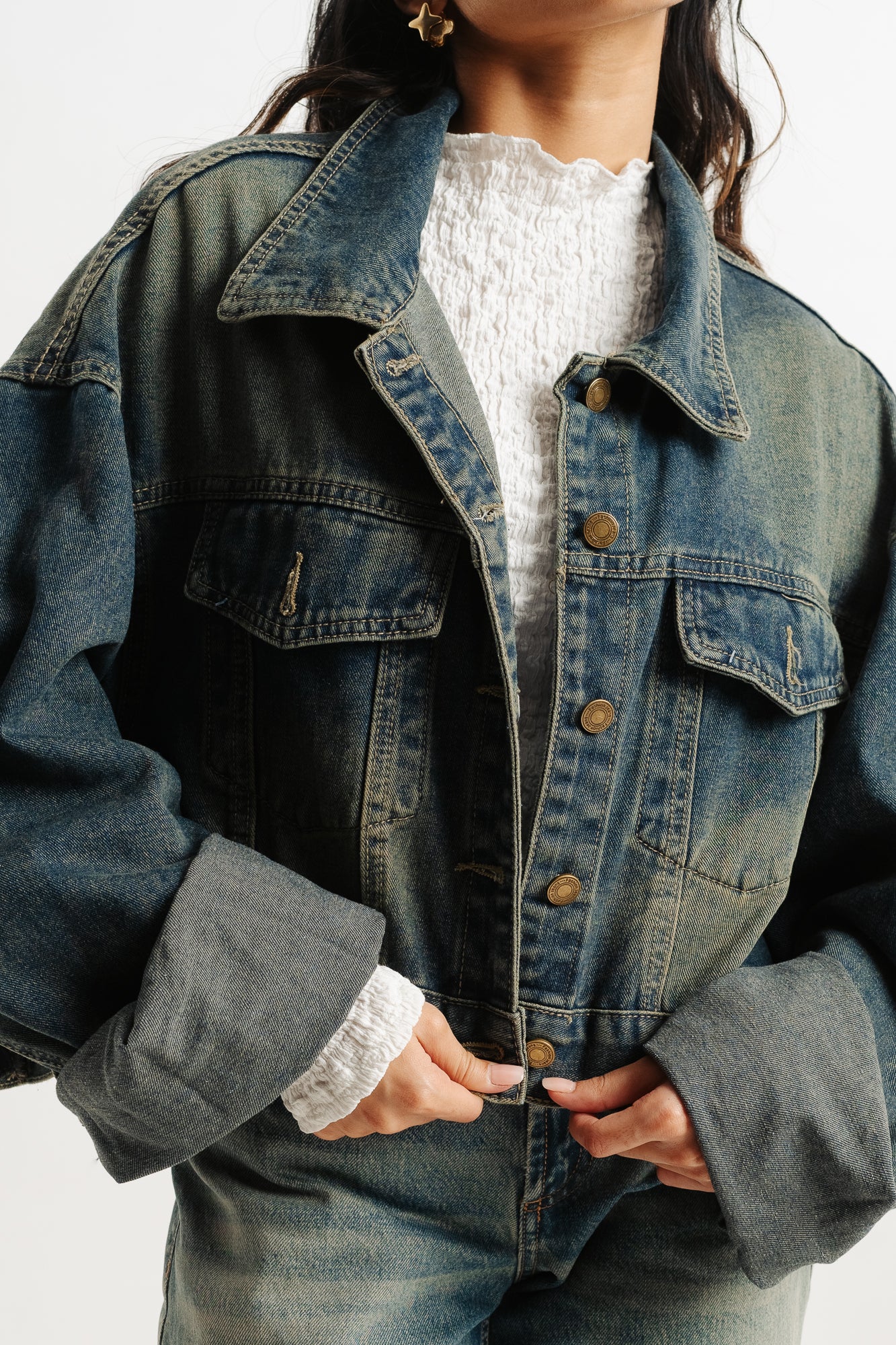 Blue Tinted Denim Jacket