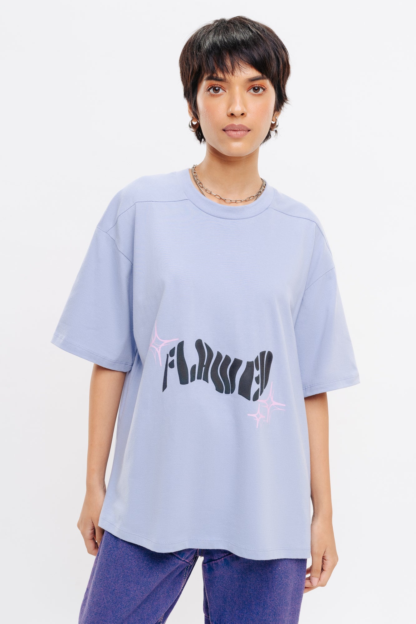 Flawed Periwinkle Tees