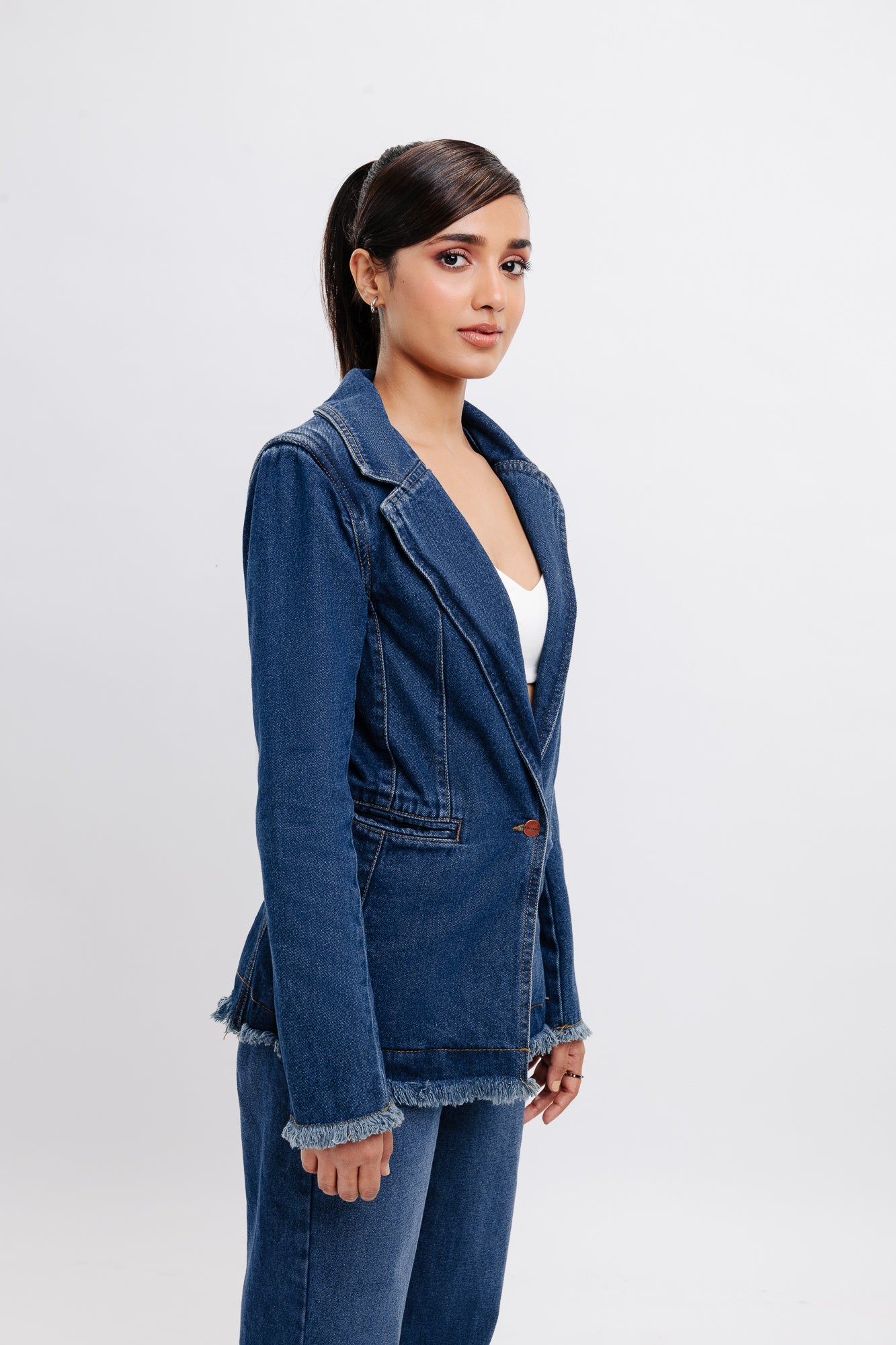 Classic Denim Vintage Blazer