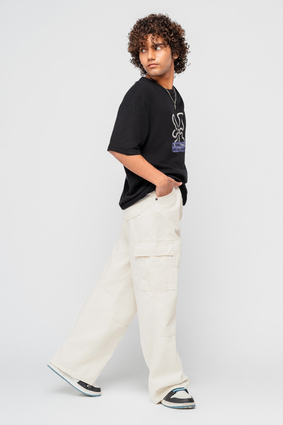 Ecru Men's Cargo Pants