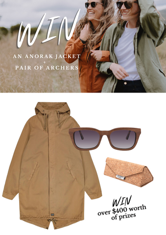 Win an anorak and sunnies