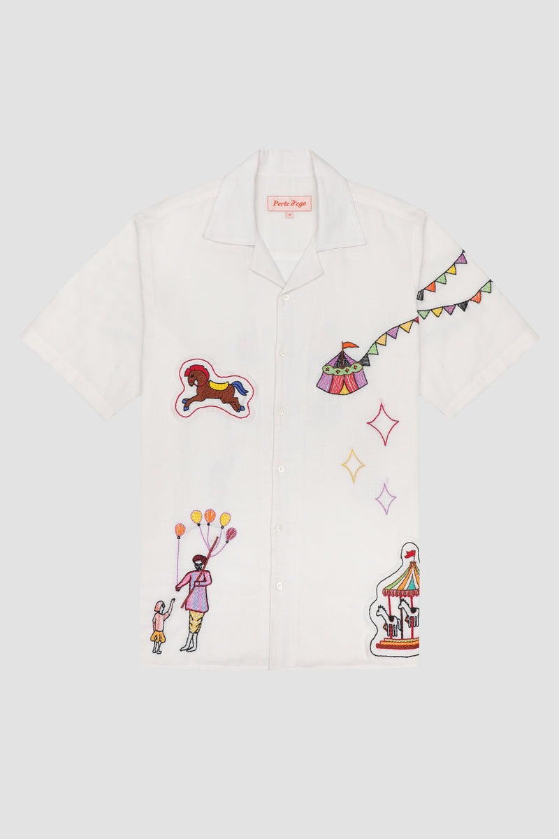 Commotie Savant Rijk Le carnaval” embroidered shirt. – PERTE D'EGO