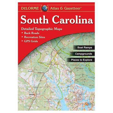 Delorme South Carolina Topographical Road Atlas & Gazetteer
