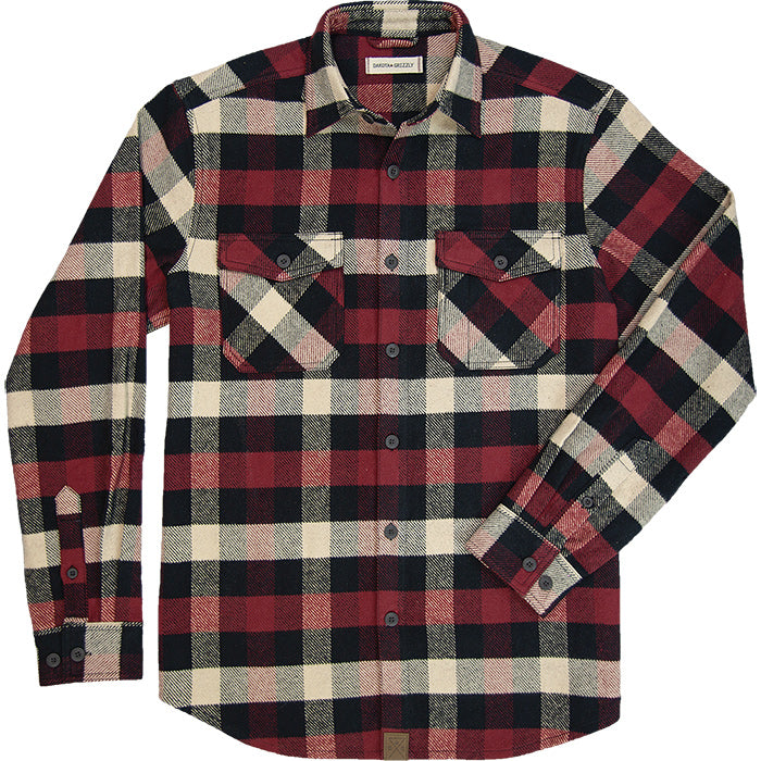 Dakota Grizzly Briggs Buffalo Flannel Shirt Spark – Buffalo Gap Outfitters