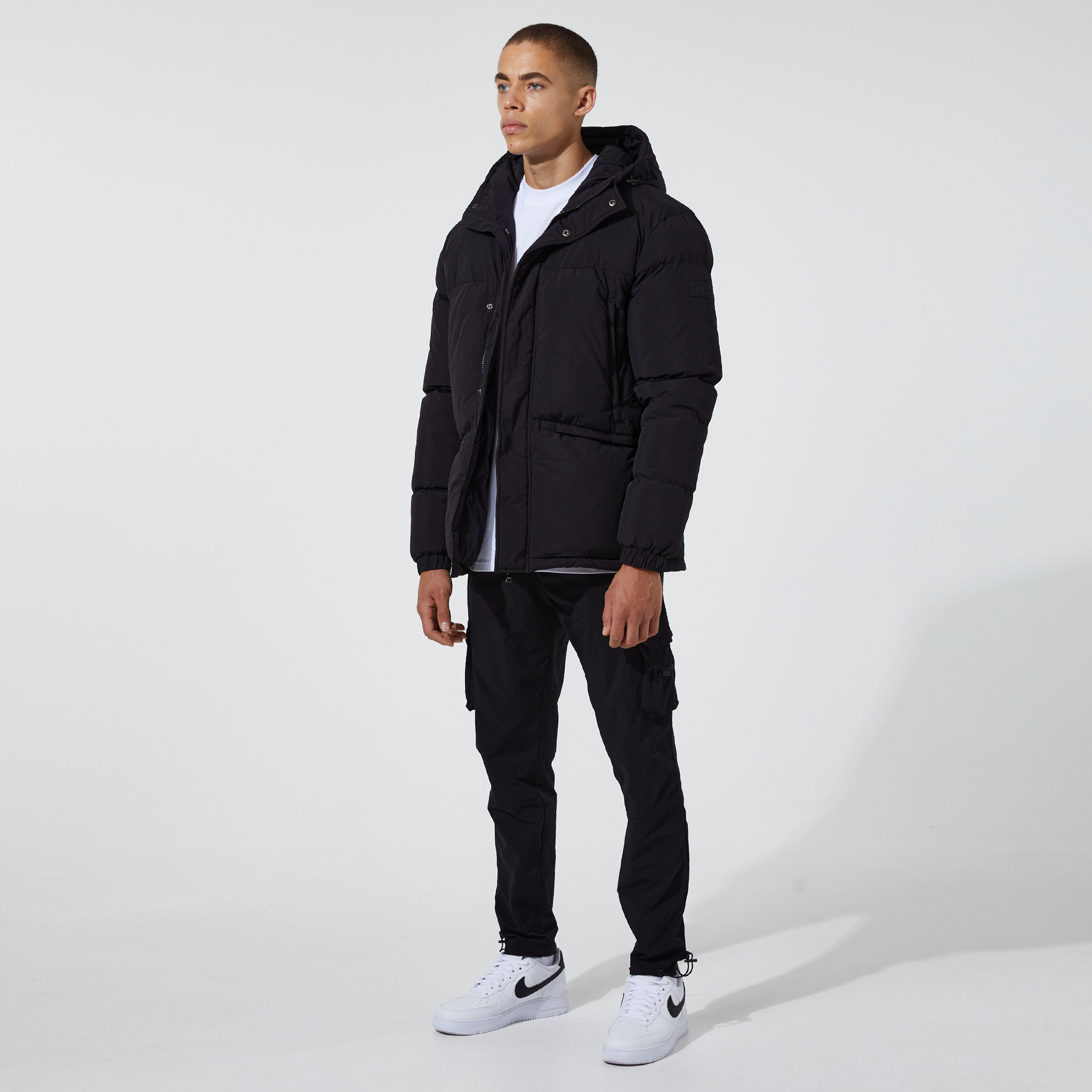 Utility Padded Parka | Black