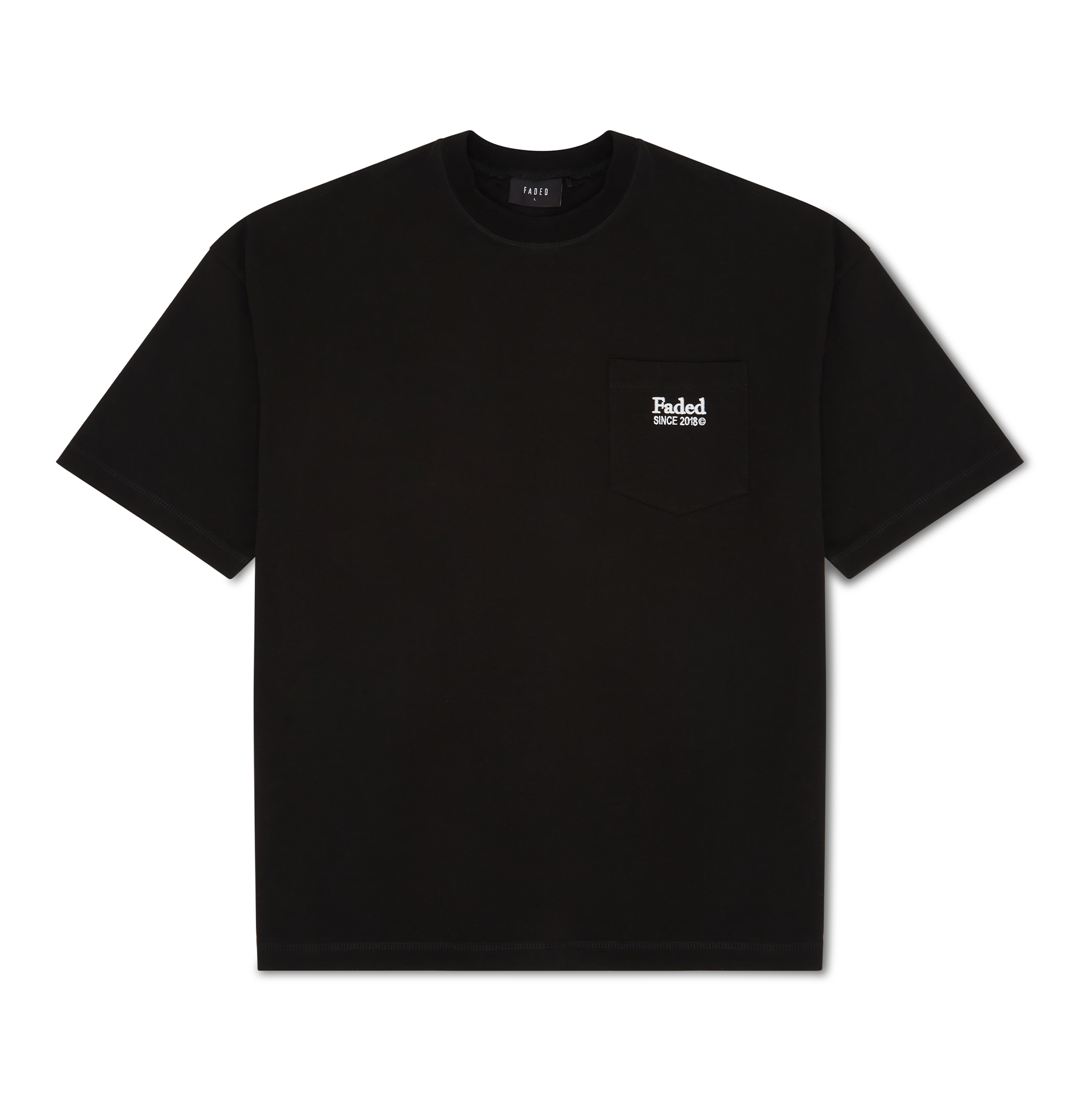 FadedStore Pocket T-Shirt | Black