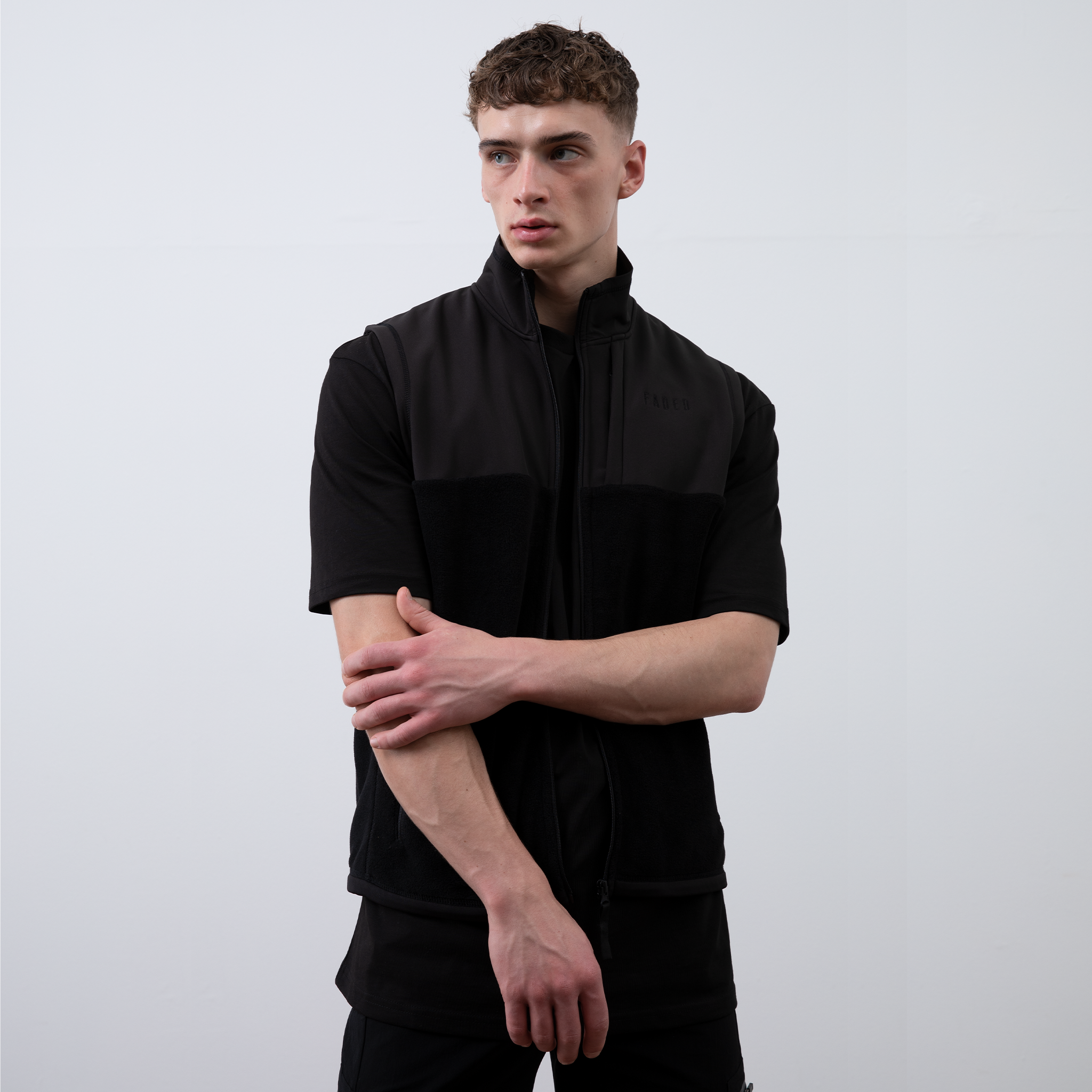 Polar Fleece Gilet | Black