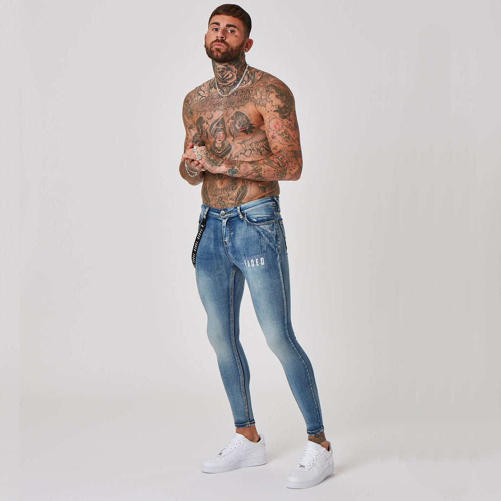 Mens Spray on Jeans - Best Fitting Denim | FADED Clothing