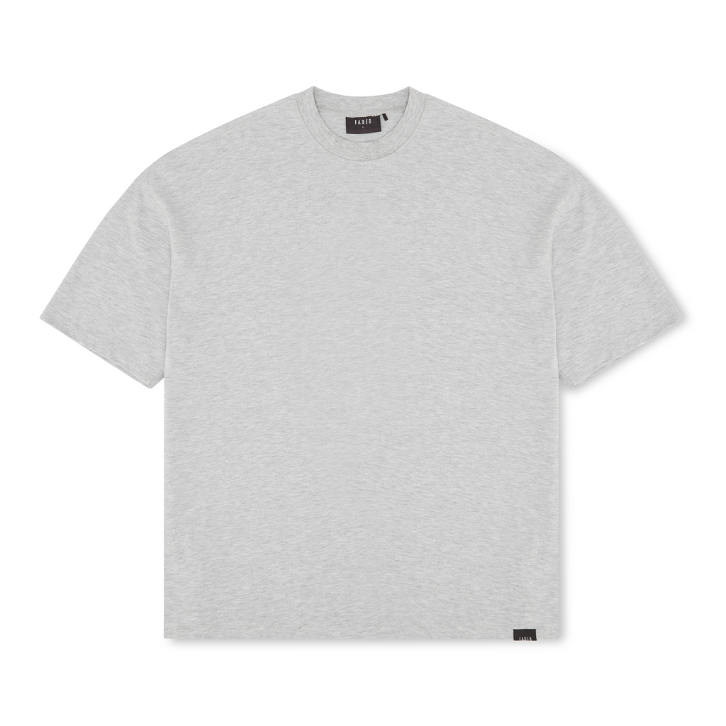 Box Fit T-Shirt | Washed Grey – Faded
