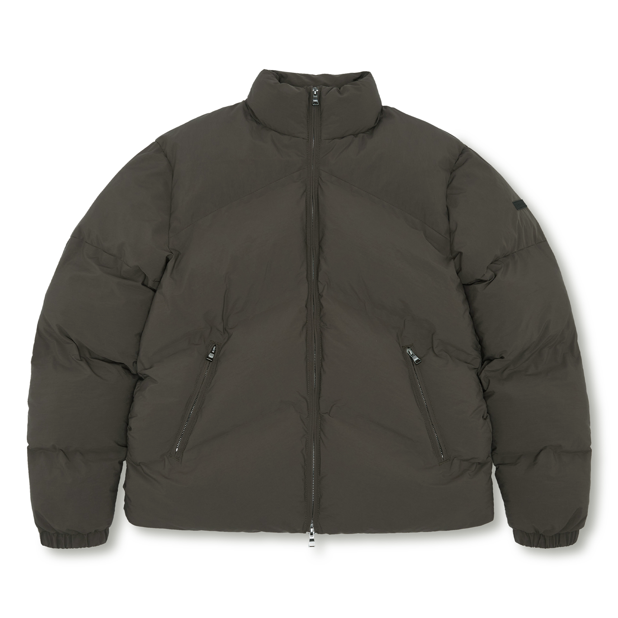 Chevron Puffer Jacket | Dark Olive