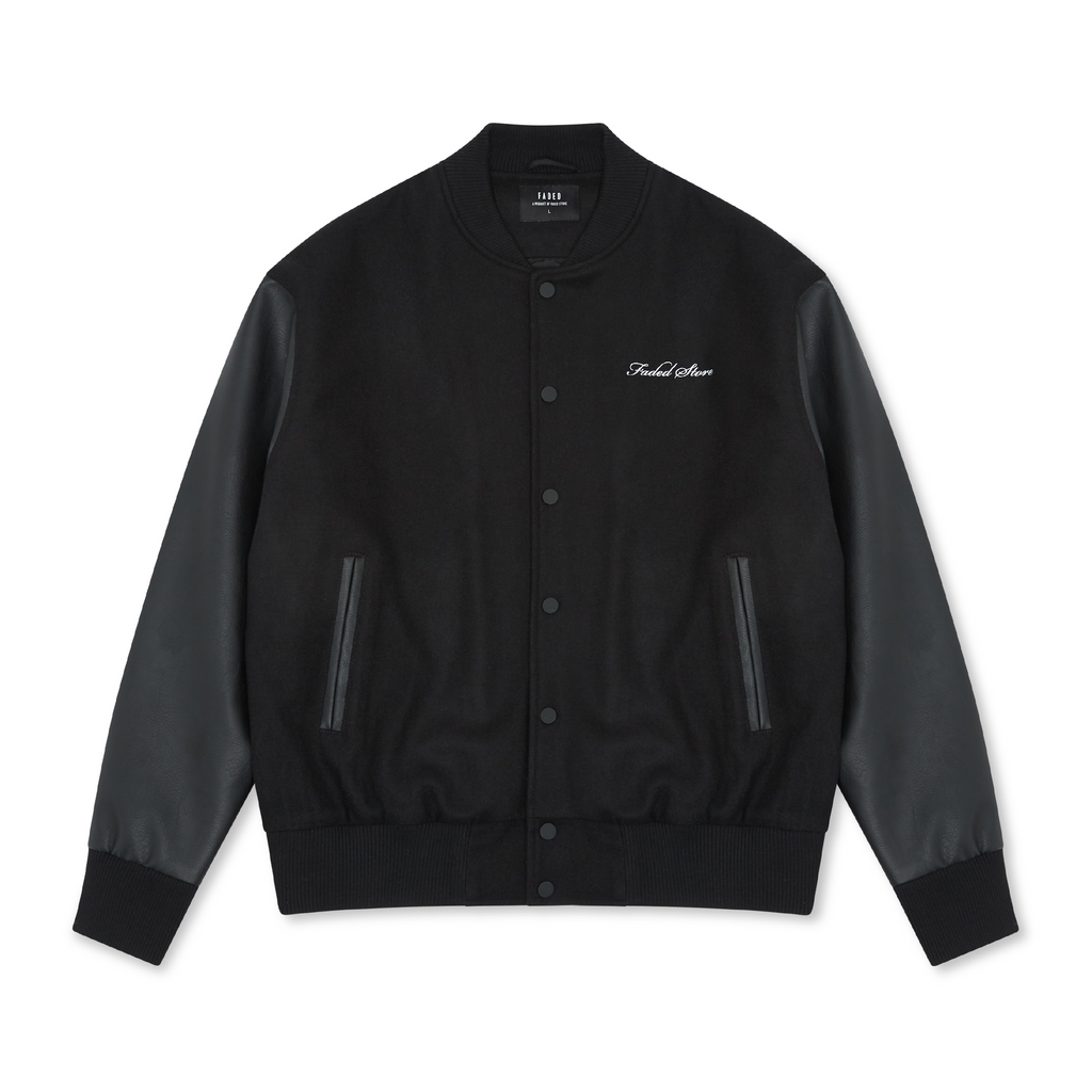 Signature Varsity Jacket | Black