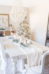 Christmas decor for dining table