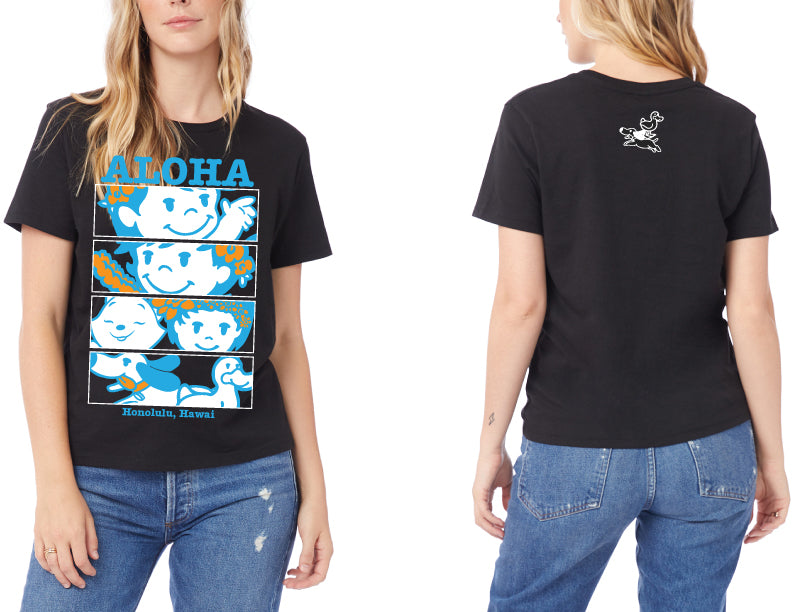 WOMENS YAYA & KUKU CROSSING ABBEY ROAD TEE – 88 Tees - Honolulu