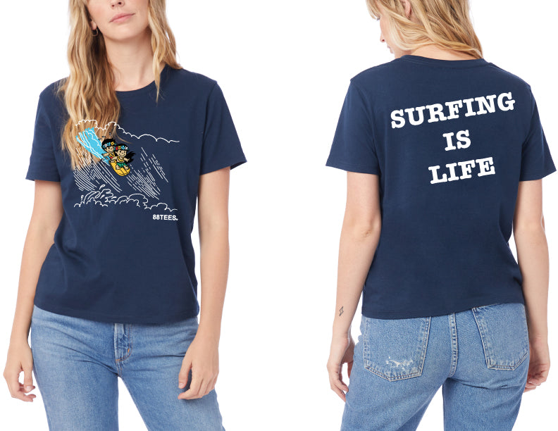 WOMENS SURF N SEA VER. II TEE – 88 Tees - Honolulu, Hawaii