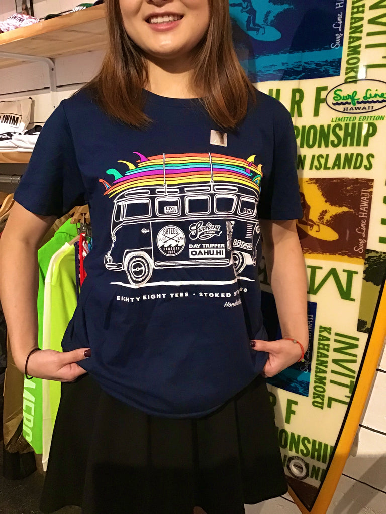 WOMENS VOLKSWAGEN X 88TEES RED BUS TEE – 88 Tees - Honolulu, Hawaii