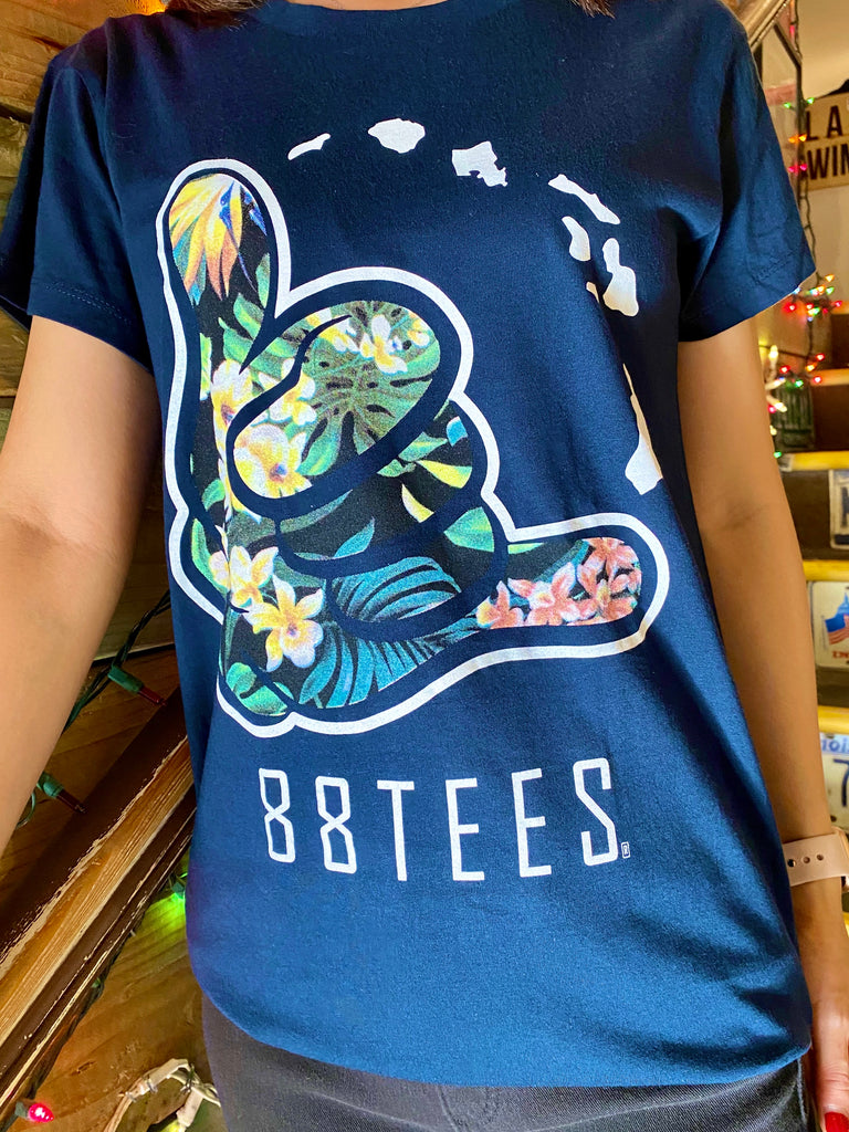 WOMENS SURF N SEA VER. II TEE – 88 Tees - Honolulu, Hawaii