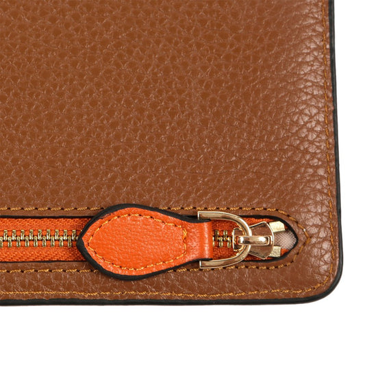 HERMES Dogon Unisex Plain Leather Card Holders