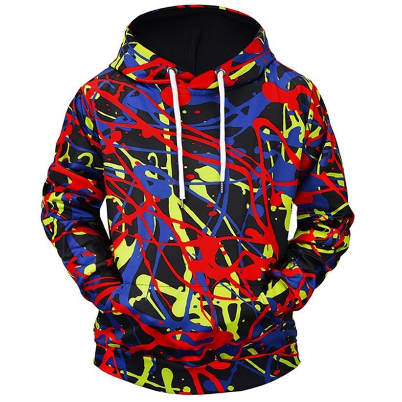 graffiti print hoodie