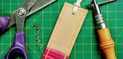 How To Make Your Own Leather Bookmark The Leather Guy