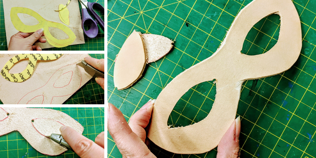 leather mask tutorial