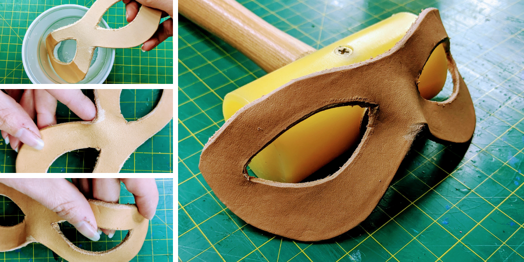 DIY leather mask