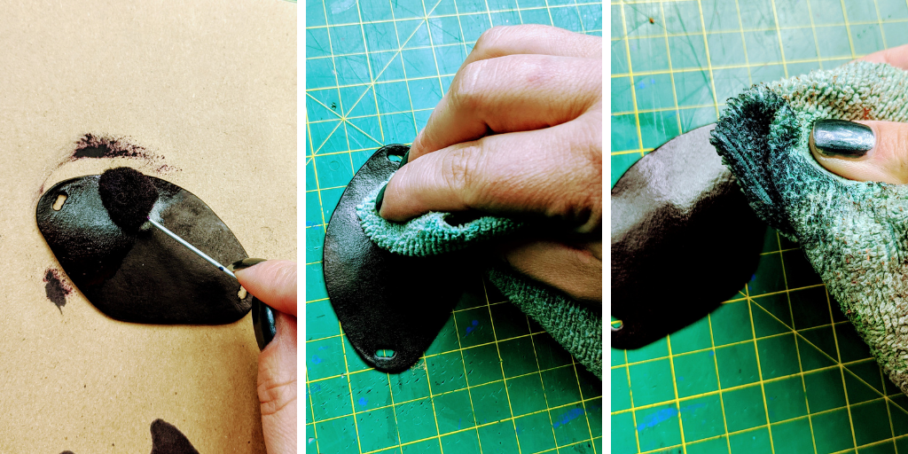 How to make a leather thimble 