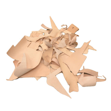 Tan Leather Pieces - 1 Pound Bag of Scraps & Remnants for Crafts – Mautto