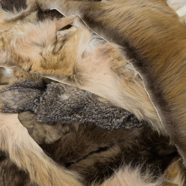 Soft Rabbit Fur Pelts - Packs & Singles