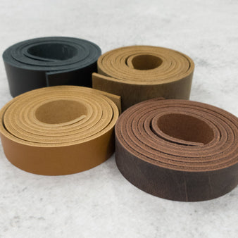 Finished Leather Belt Strips Blanks 9-10 oz. Choice of 4 colors & 2 wi –  ValueBeltsPlus