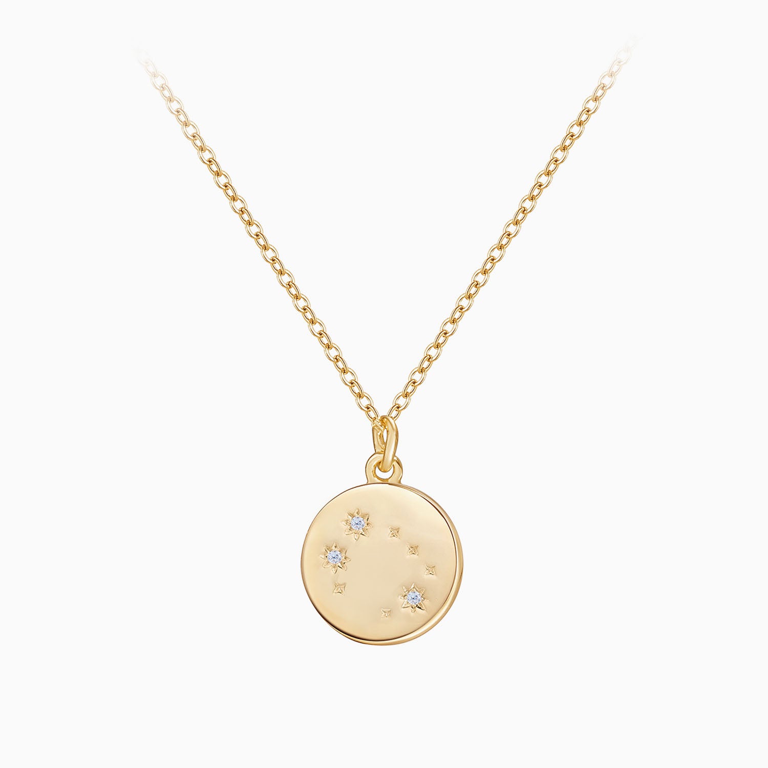 Gemini Zodiac Necklace Sterling Silver - Everyday Necklaces – S.Leaf