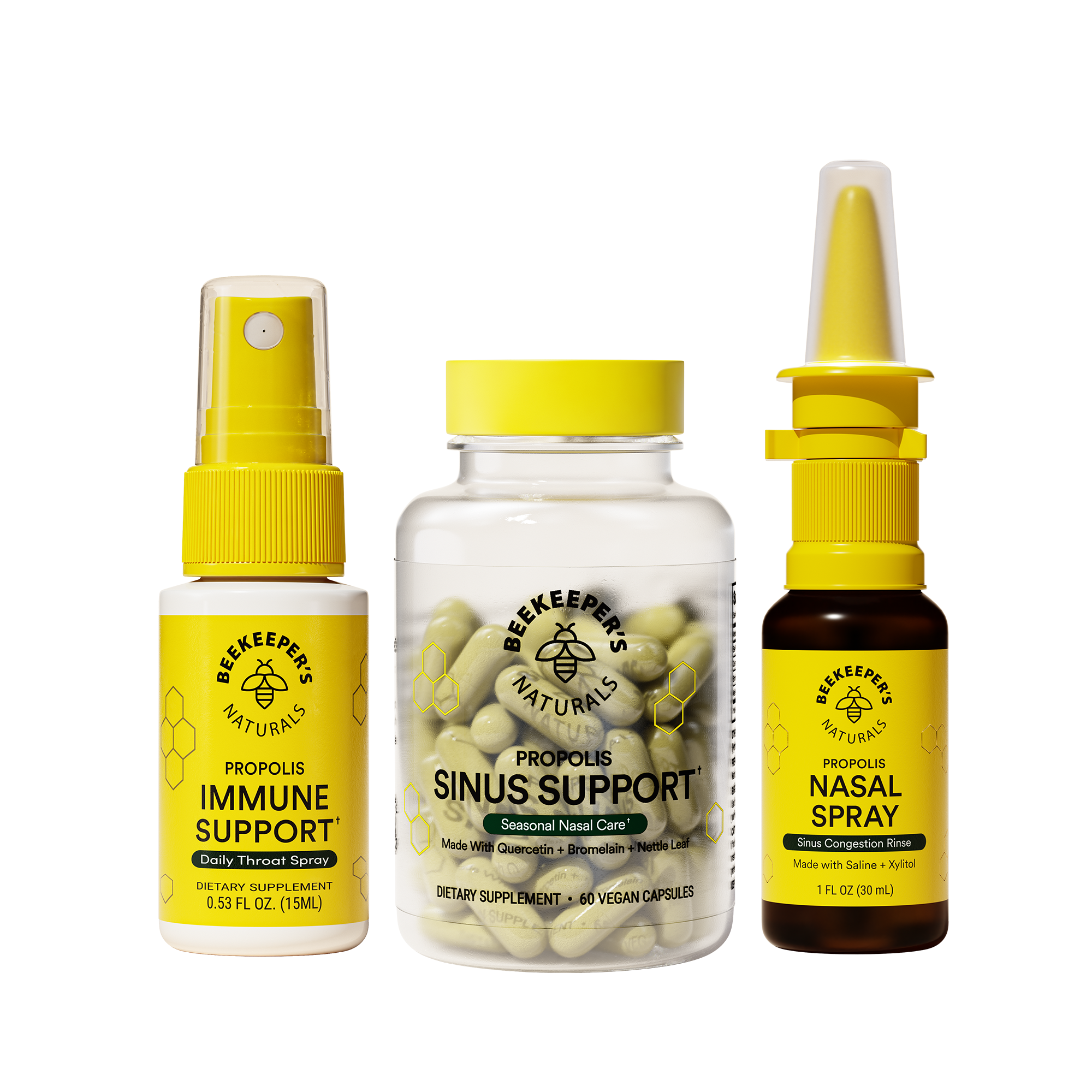 Beekeepers Naturals Propolis Nasal Spray Plus for Maximum Sinus