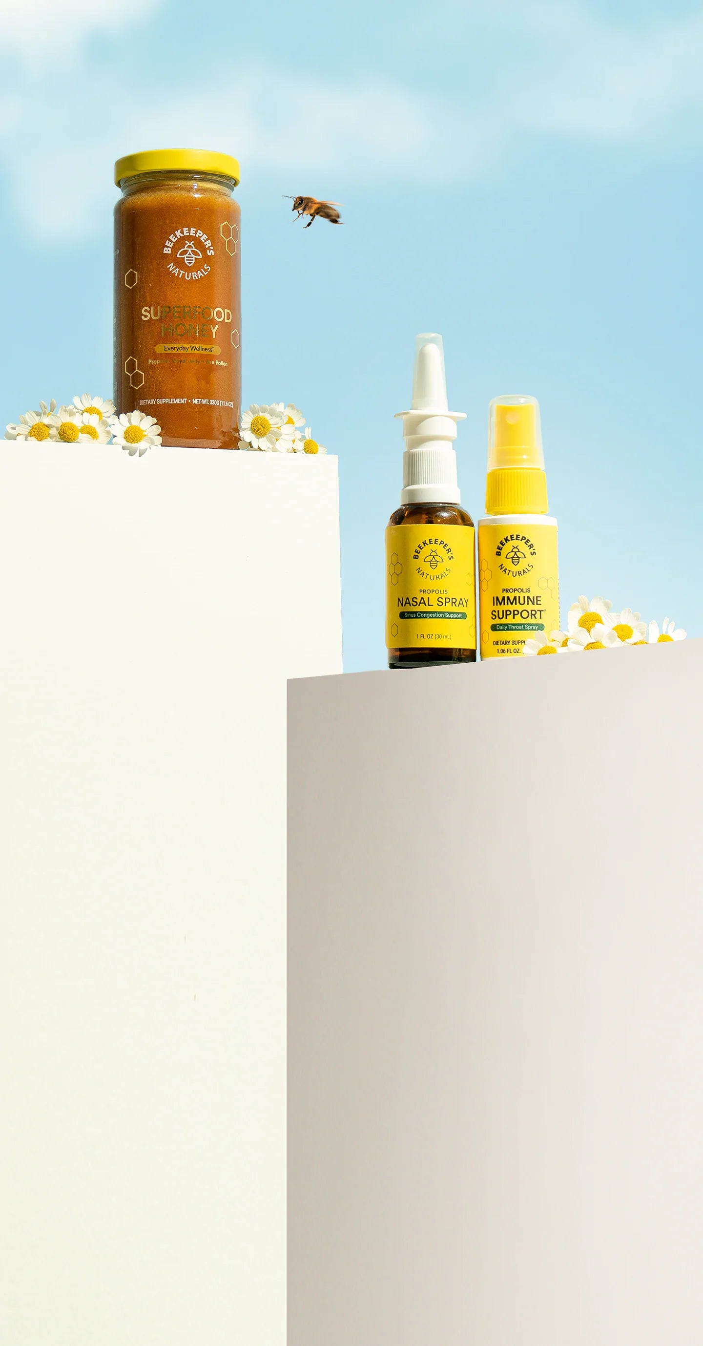 Beekeeper's Naturals Propolis Immune Support Throat Spray - 1.06 Fl Oz :  Target
