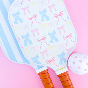 Pastel Bows Pickleball Paddle - The Ivory Palm