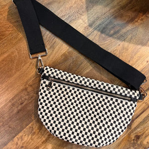 *New* Checkered Westlyn Bum Bag - The Ivory Palm